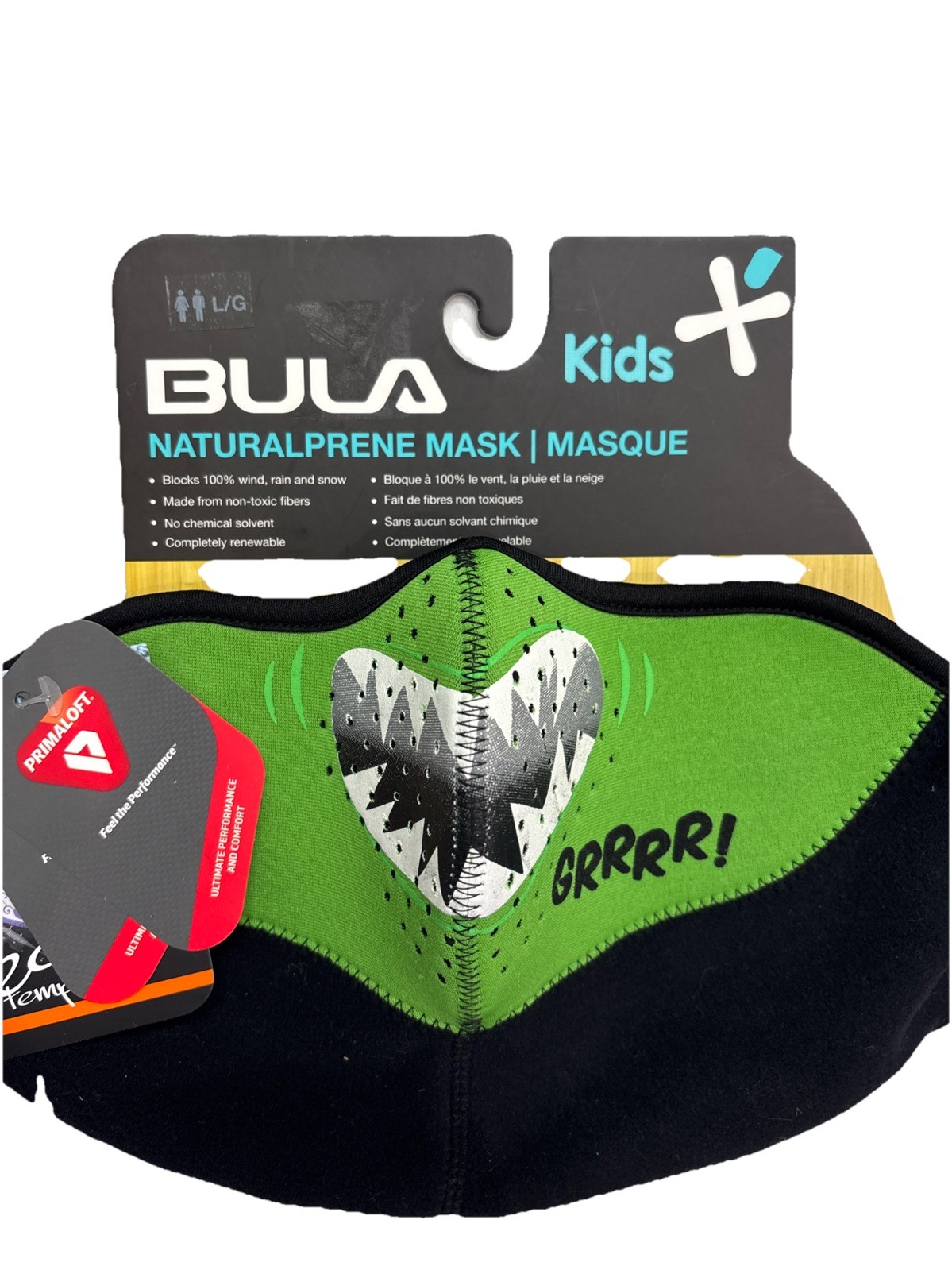 RTLS $40 NEW BULA KIDS “CREEP” BANDANA NEOPRENE FACE MASK SZ L