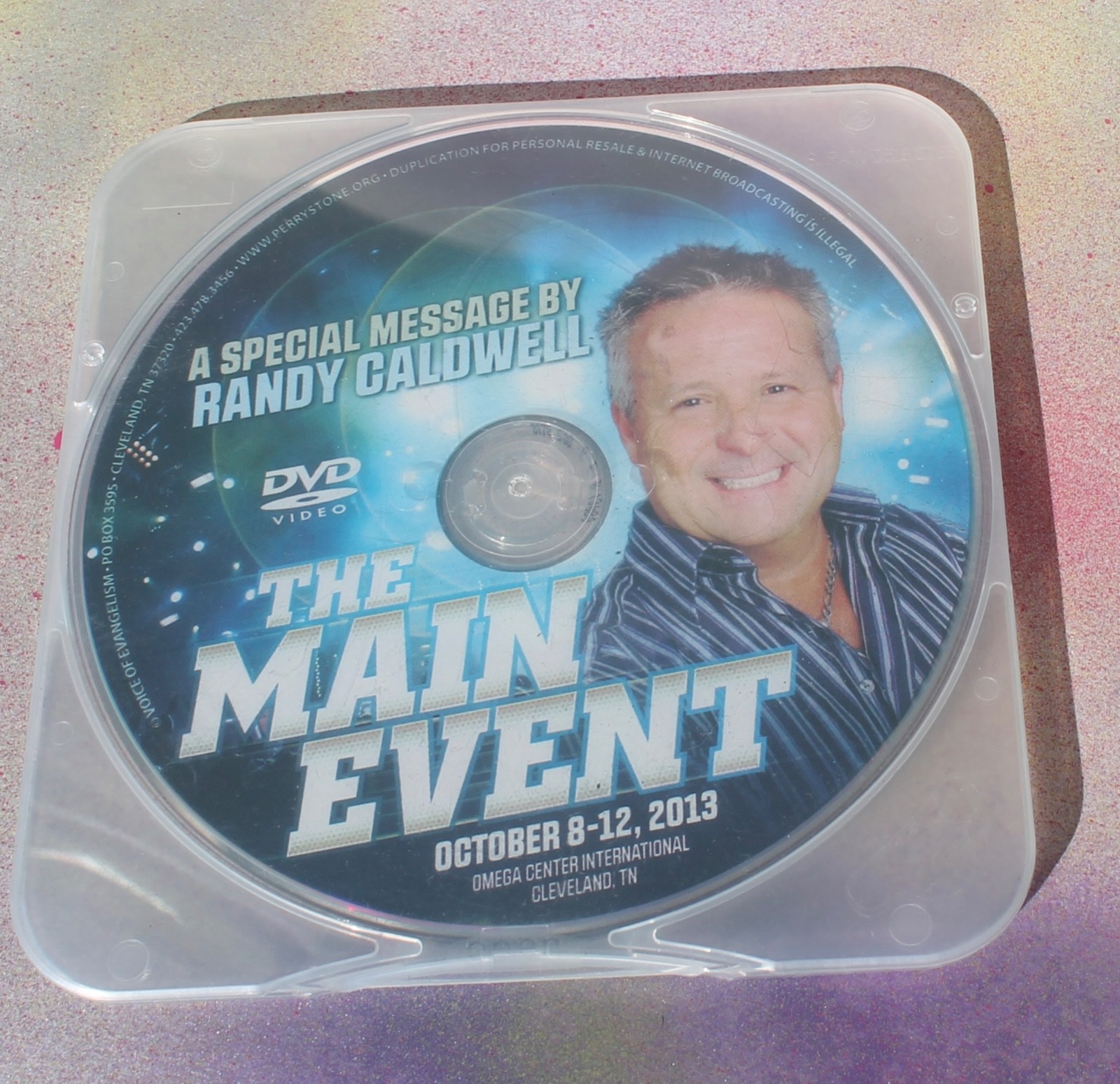 Perry Stone Main Event Oct. 2013 Randy Caldwell DVD