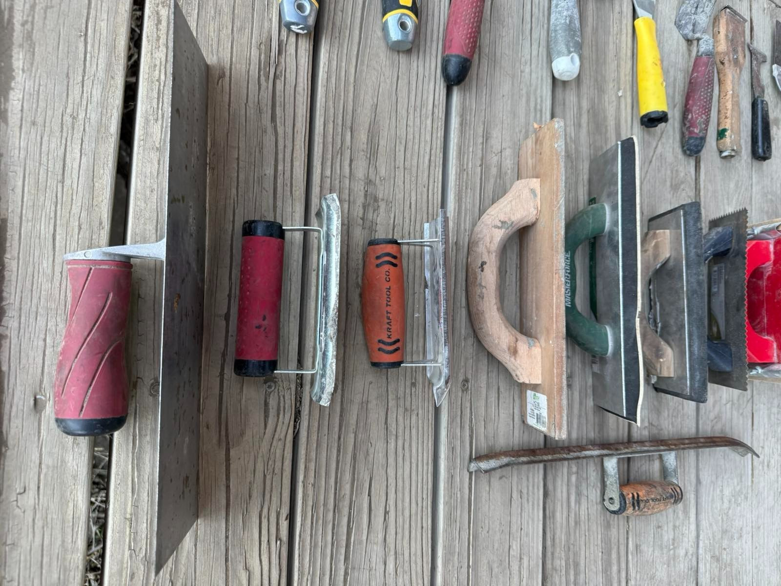 Mixed Masonry Drywall Finishing Tool Lot