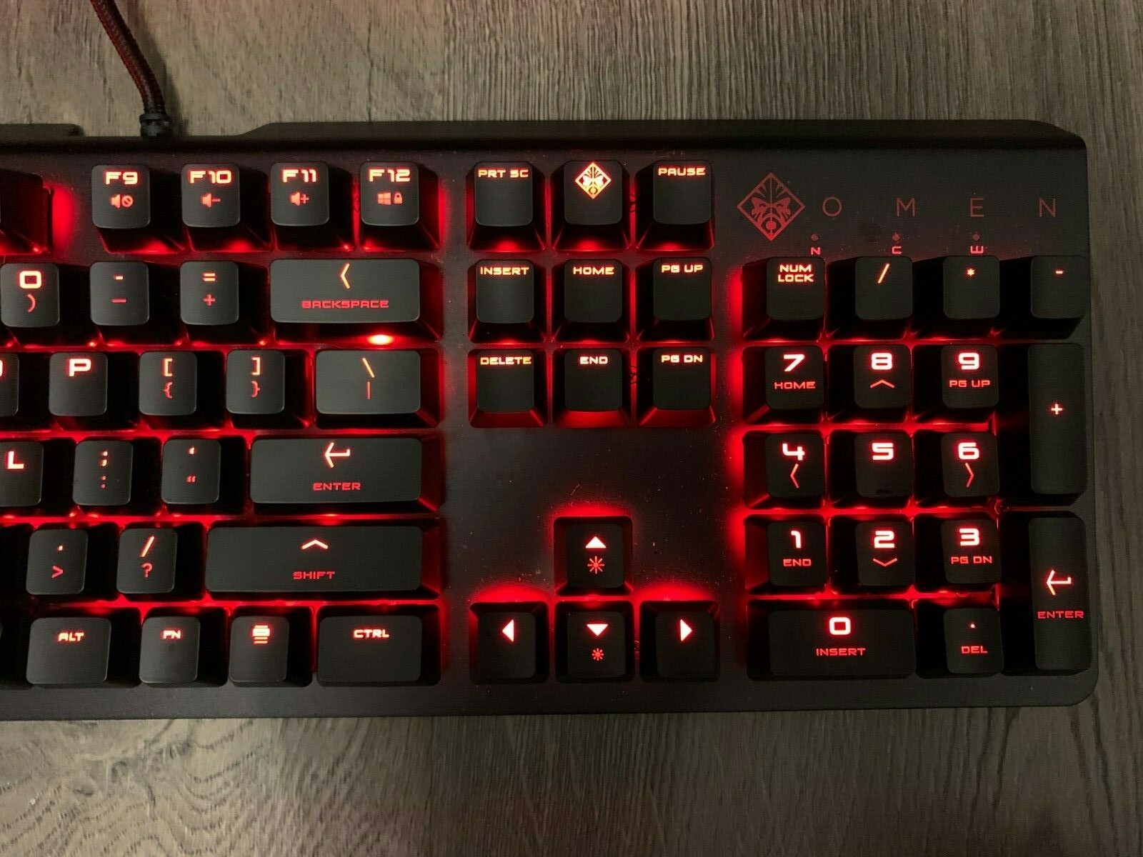 HP OMEN Encoder BACKLIT GAMING KEYBOARD KEYCAPS KEYS (HSA-L001K)