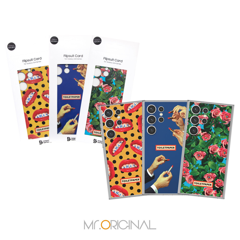 Original Samsung Official TOILETPAPER Flipsuit Card for Galaxy S24 Ultra【TOS928】