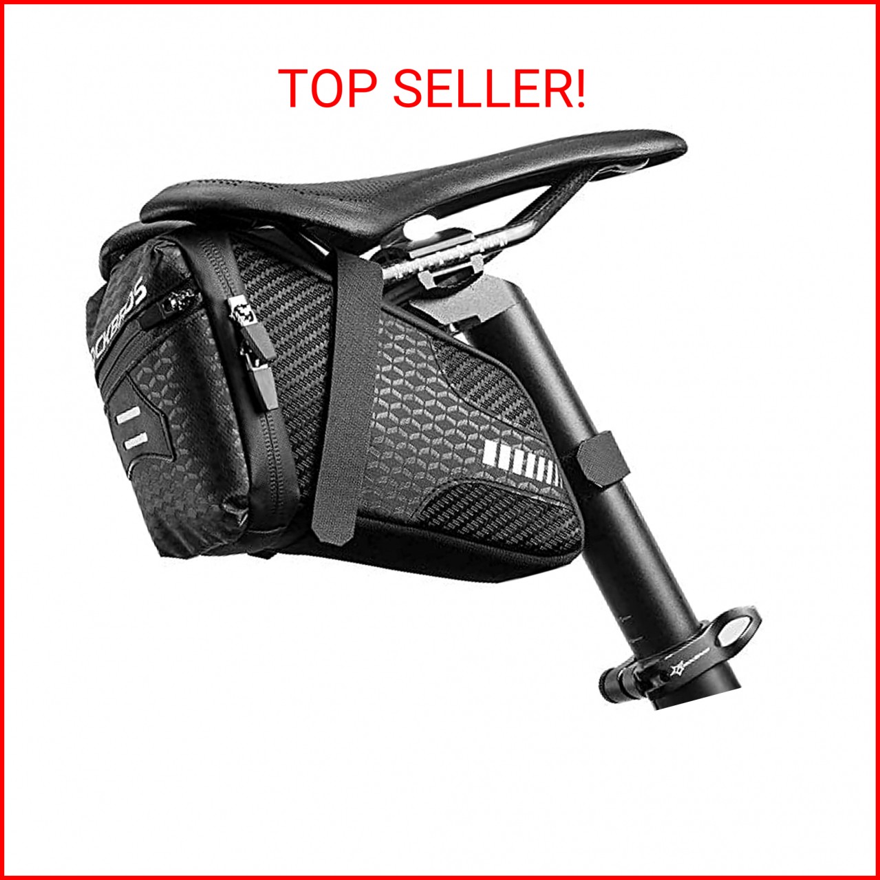 ROCKBROS Bike Saddle Bag - Seat Bag 1.5L Bicycle Bag Cycling Accessories Storage