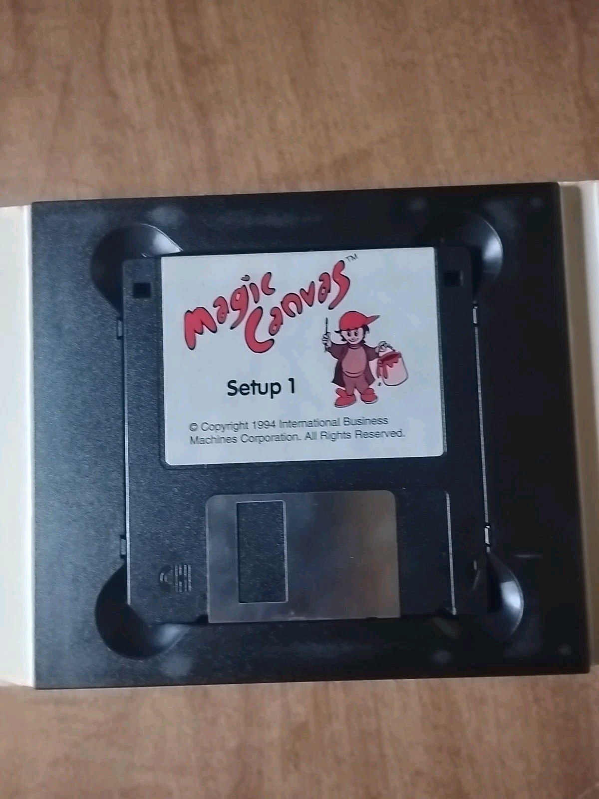 IBM Magic Canvas Paint Program- Windows Software Rare Vintage 2 Disks
