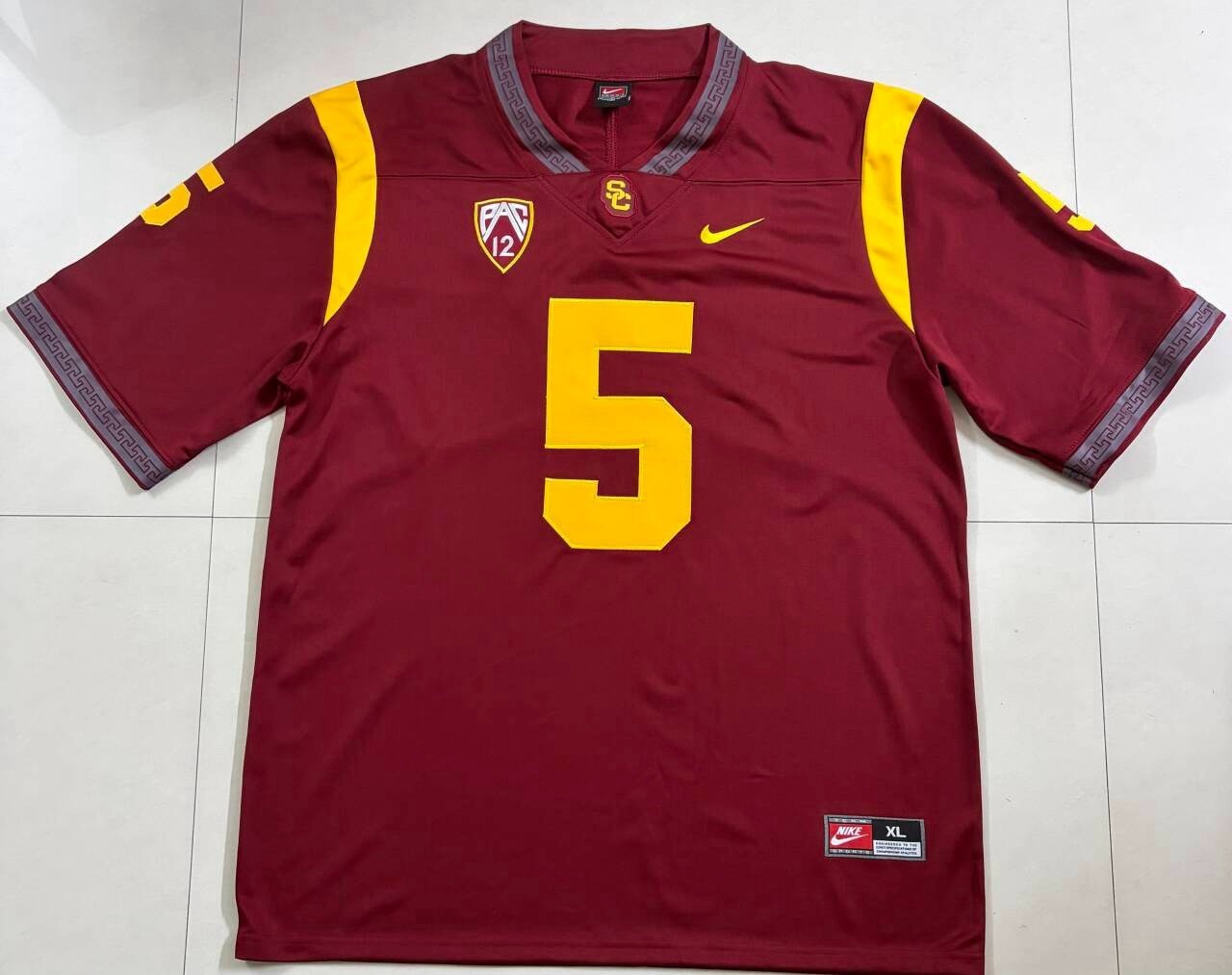 Reggie Bush RARE USC Trojans Football  Stitched Jersey Size XL