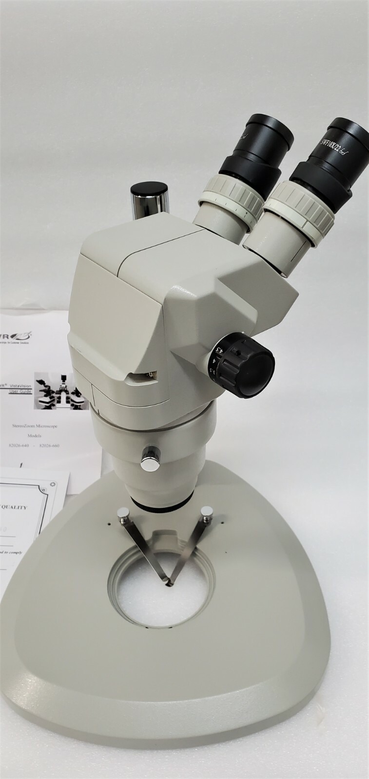 VWR 82026-640 VISTA VISION STERO ZOOM MICROSCOPE BINOC POLE