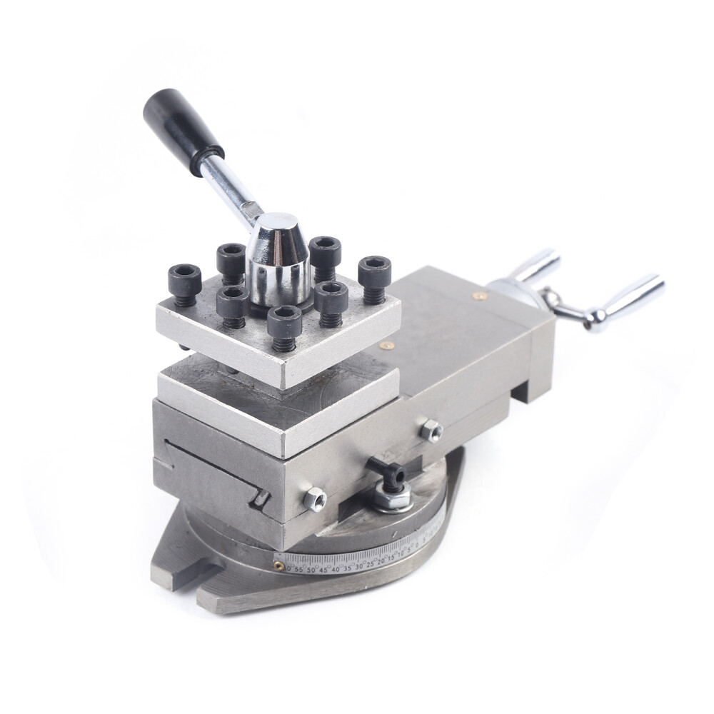 AT300 Lathe Tool Post Assembly Metal Lathe Machine Tools Holder 80mm Universal
