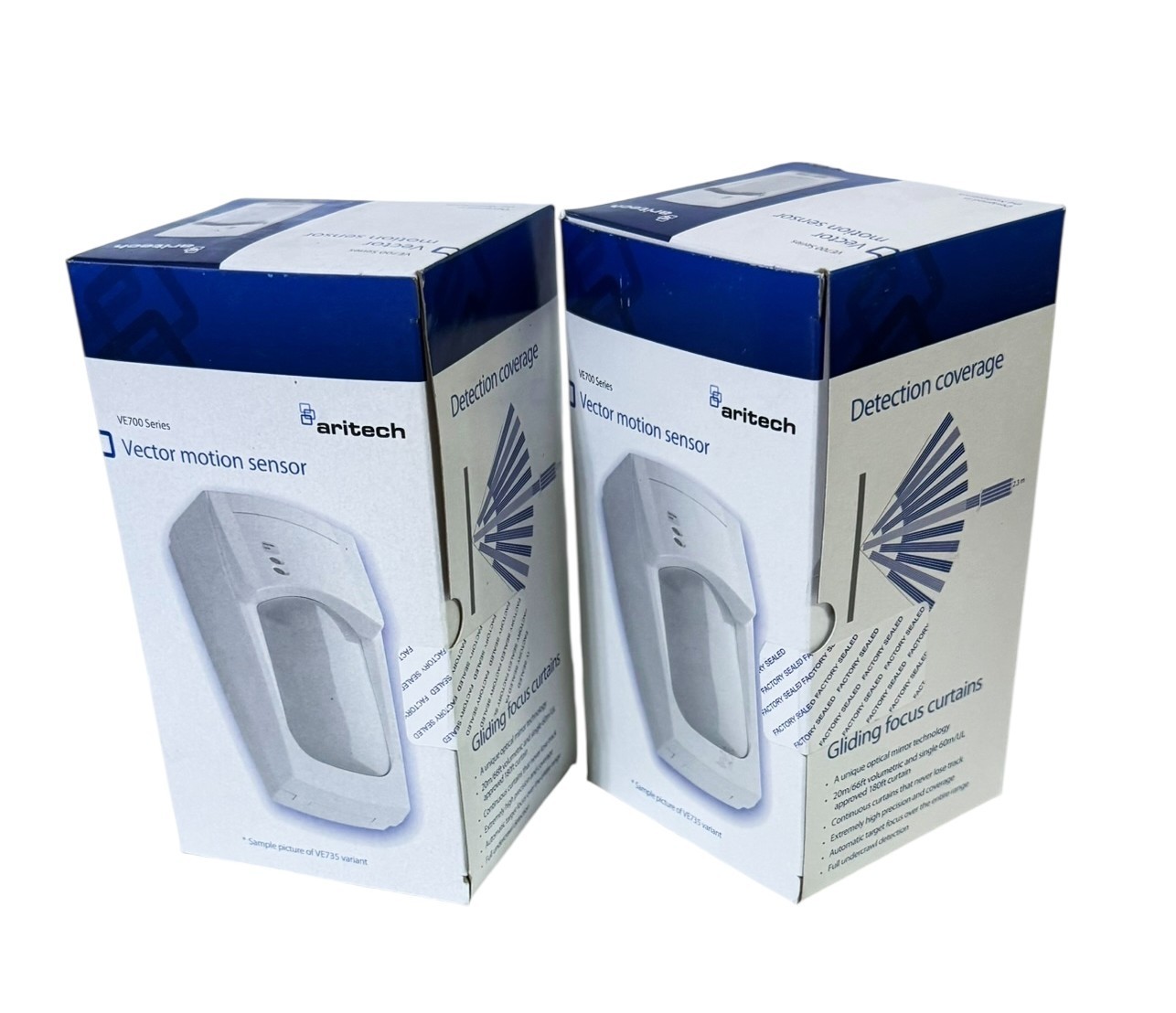 2X Interlogix Aritech VE735 PIR Motion Sensor With Alarm Memory Factory Sealed