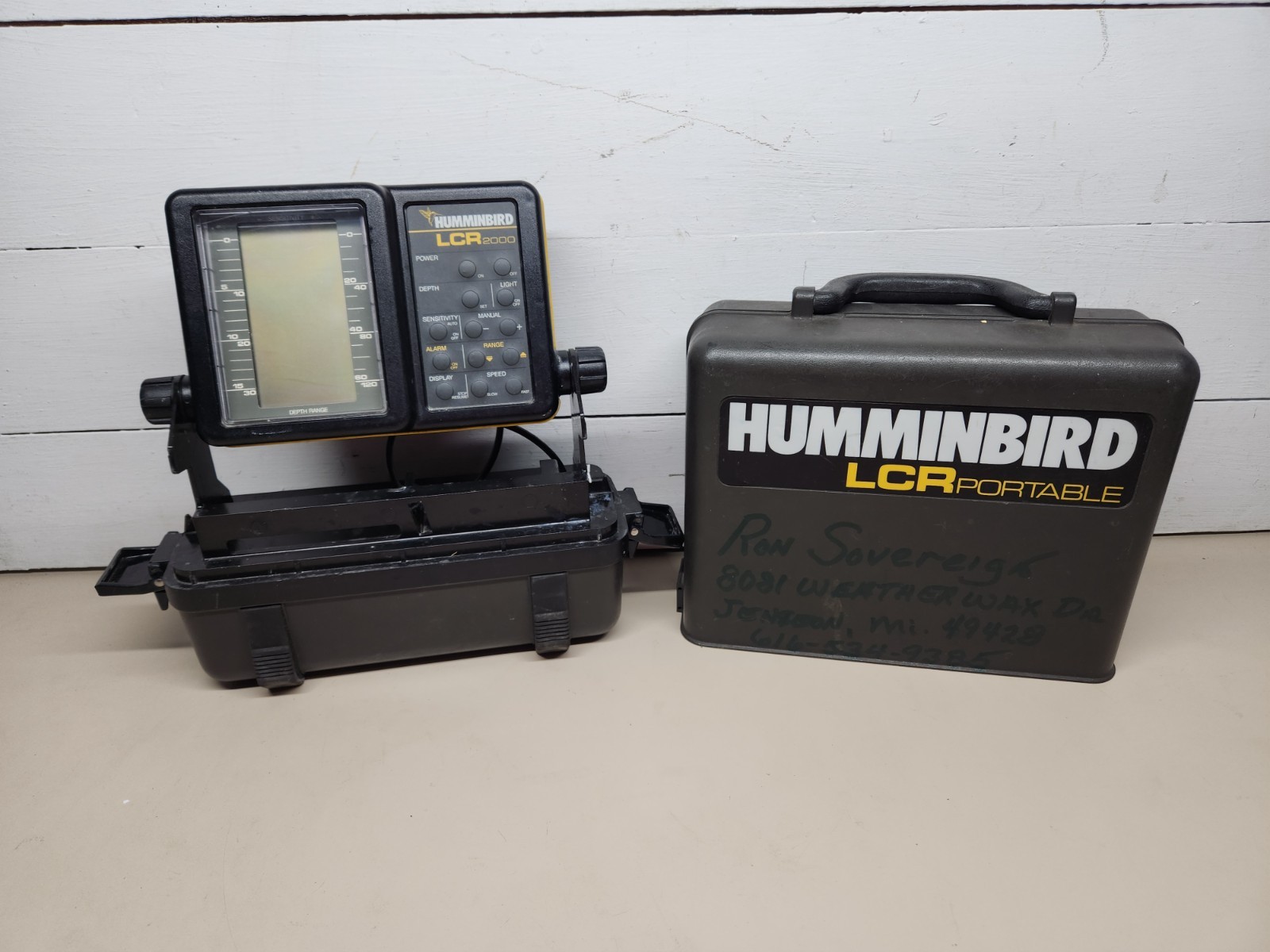 Humminbird LCR2000 Portable Electric Corded Fishfinder w/ Transducer, No Battery