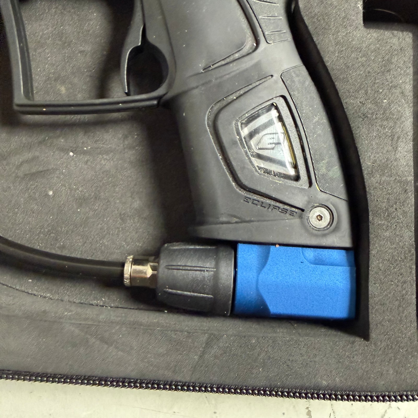 Planet Eclipse Etek 5 Blue Black 2-Piece Barrel Electronic Paintball Marker Gun