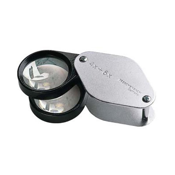 Eschenbach Folding Magnifier 4X 6X 10X Pocket Loupe Glass Low Vision Aid