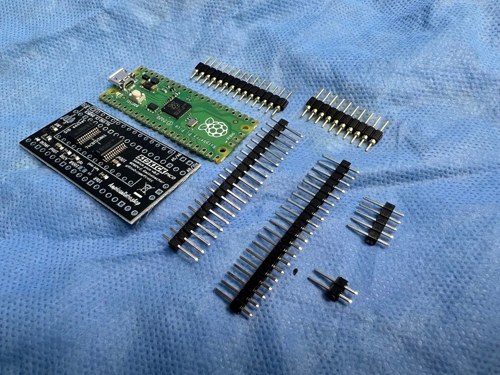 SIDKick Pico PWM Commodore 64 and 128 (C64 / C128) MOS SID 6581 / 8580 Kit