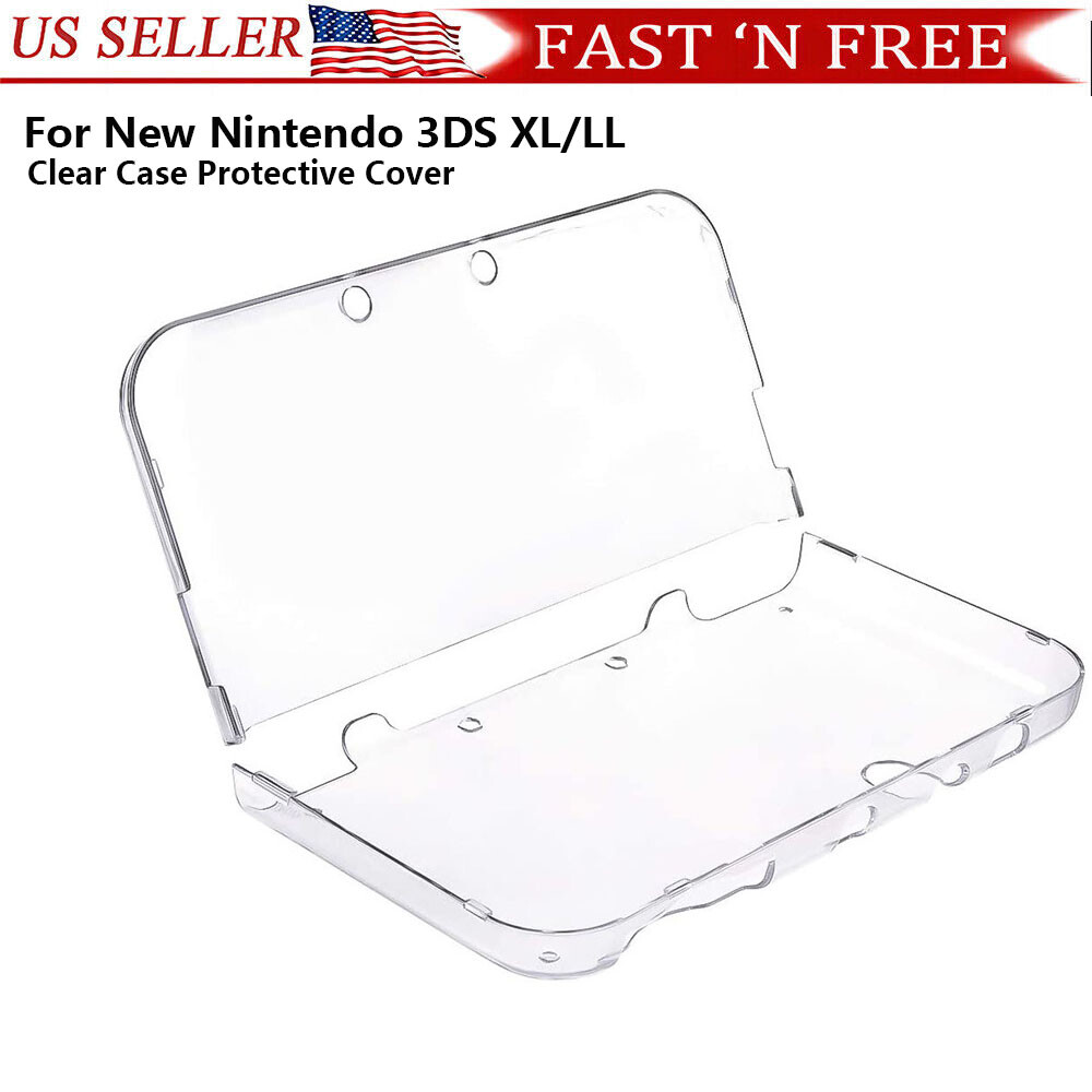 Clear Crystal Hard Shell Protective Case Cover For New Nintendo 3DS XL/LL