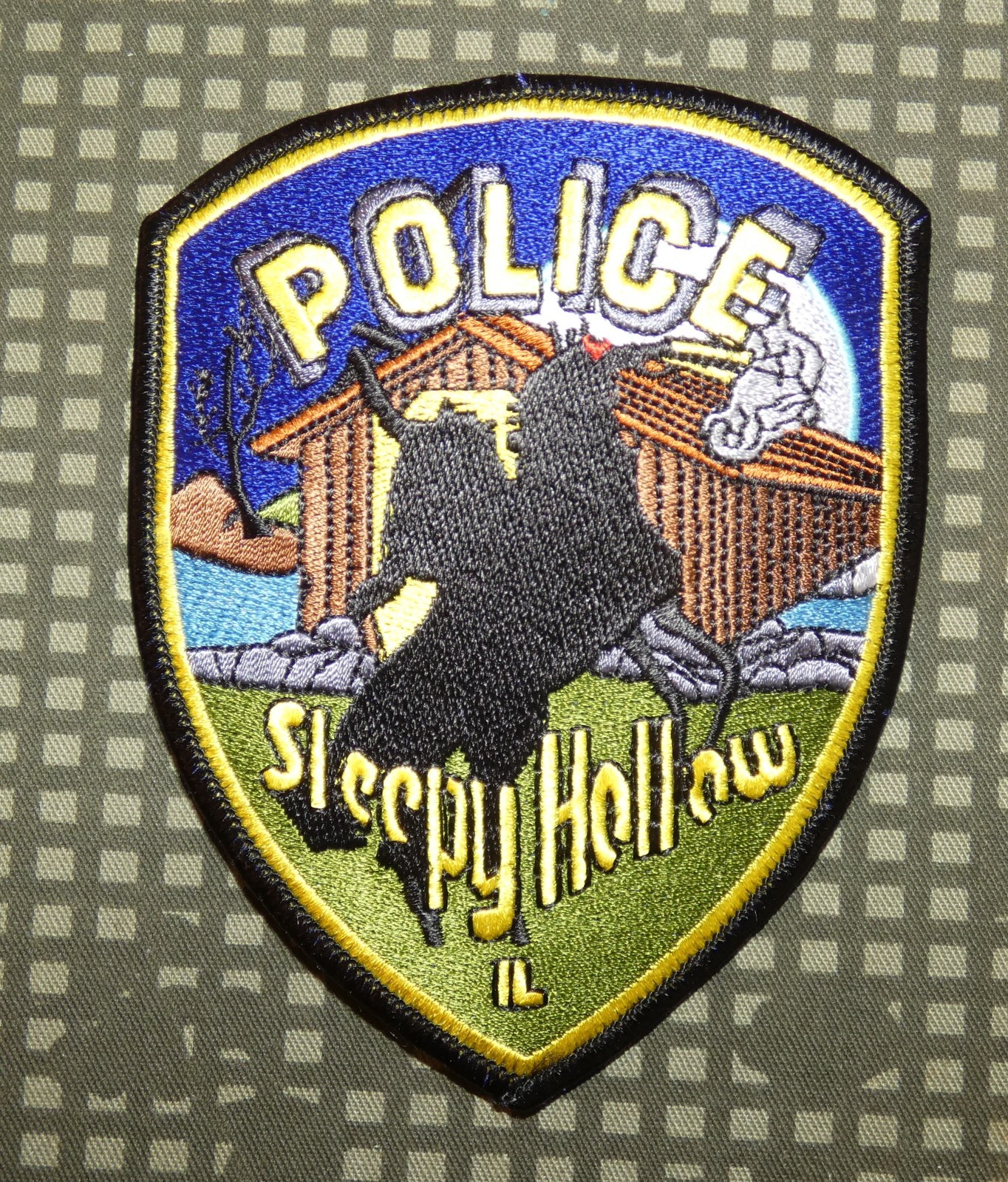 Vintage City of Sleepy Hollow Police Department Patch (Illinois)