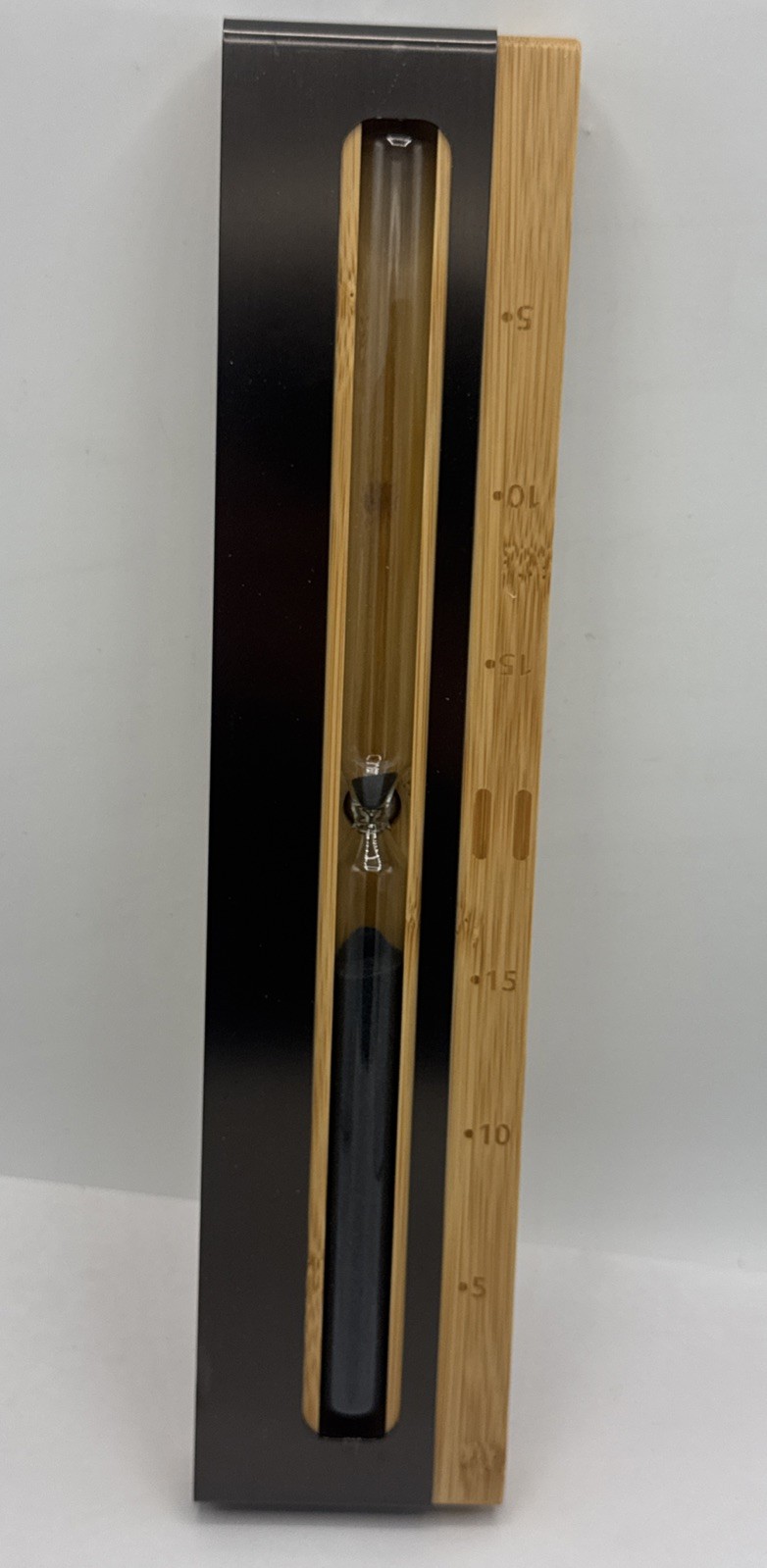 Rento Sand Timer 15 Minute Sauna Sand Timer Bamboo Glass