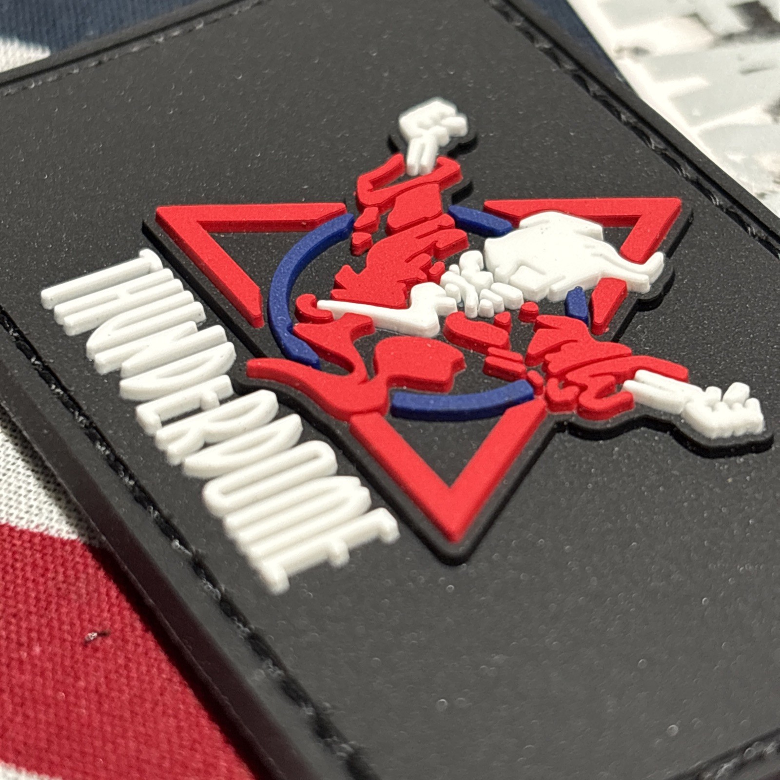 Thunderdome Morale Hook And Loop Patch High Quality 3d PVC