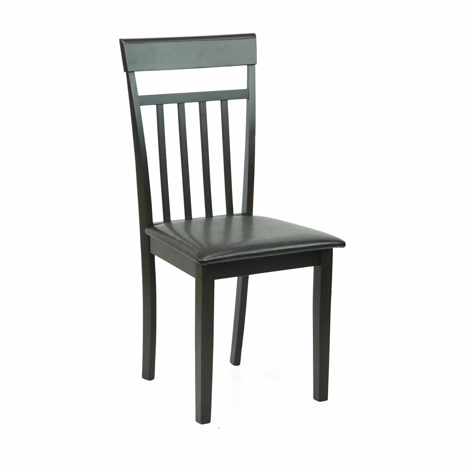 Dining Kitchen 3 Pcs SET Square Table 2 Warm Chairs Espresso Finish
