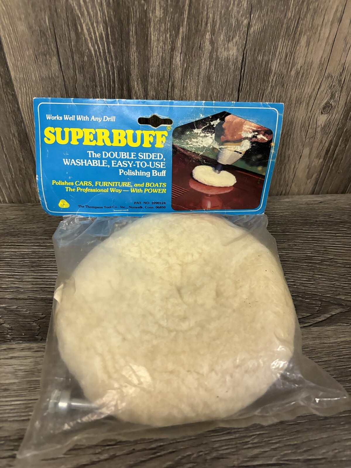 Superbuff Double Sided Virgin Wool Pile Polishing Buffing Fits Drills Thompson