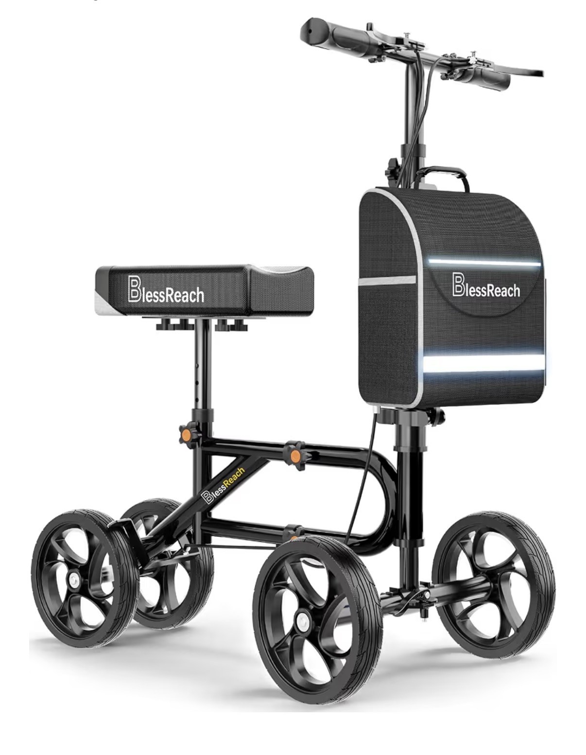 New BlessReach Knee Walker Scooter Model WB-2111 Black. See Details