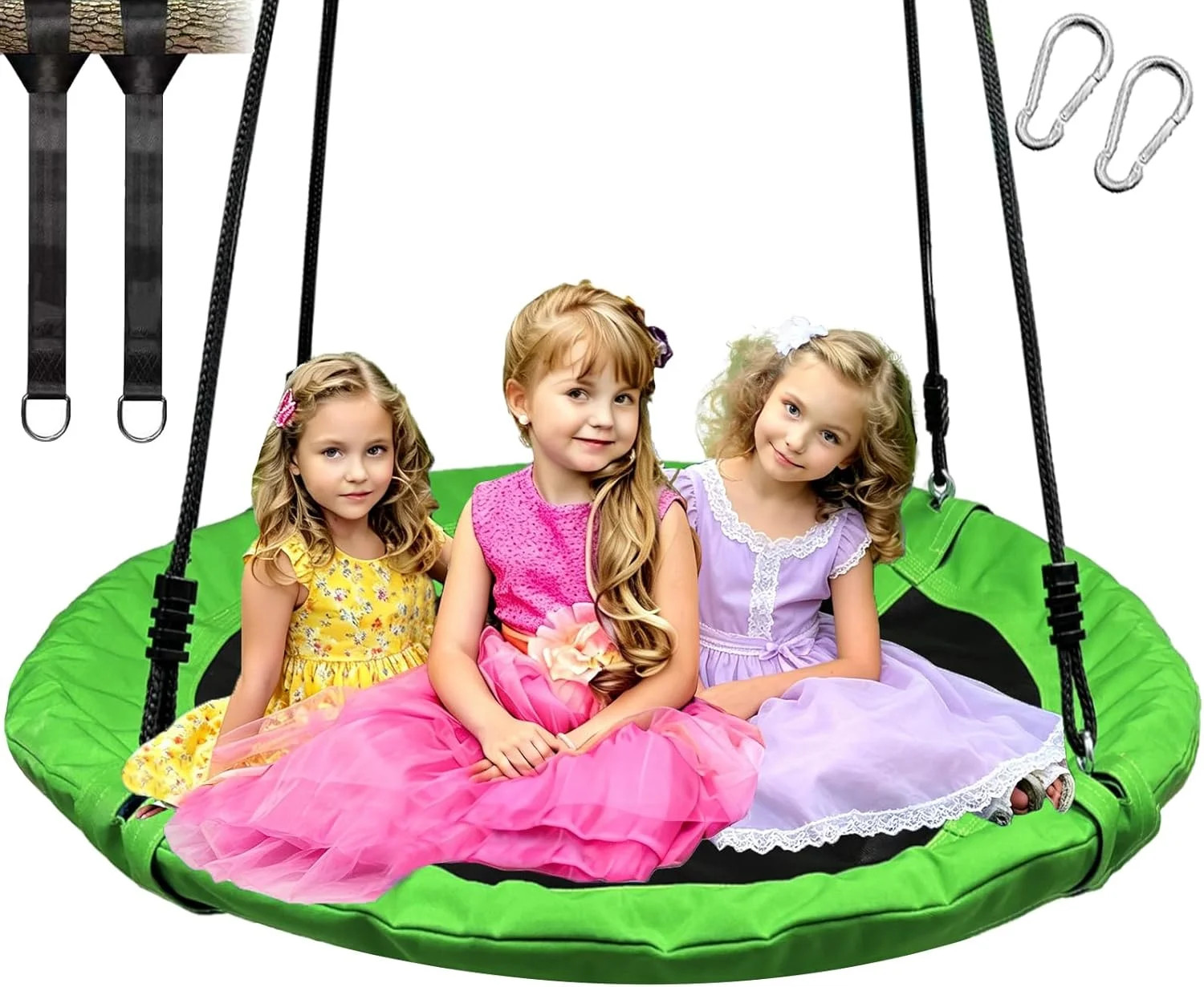 Tree Swing,Saucer Flying Swing 40 Inch for Kids,900D Oxford Waterproof, 900lbs W