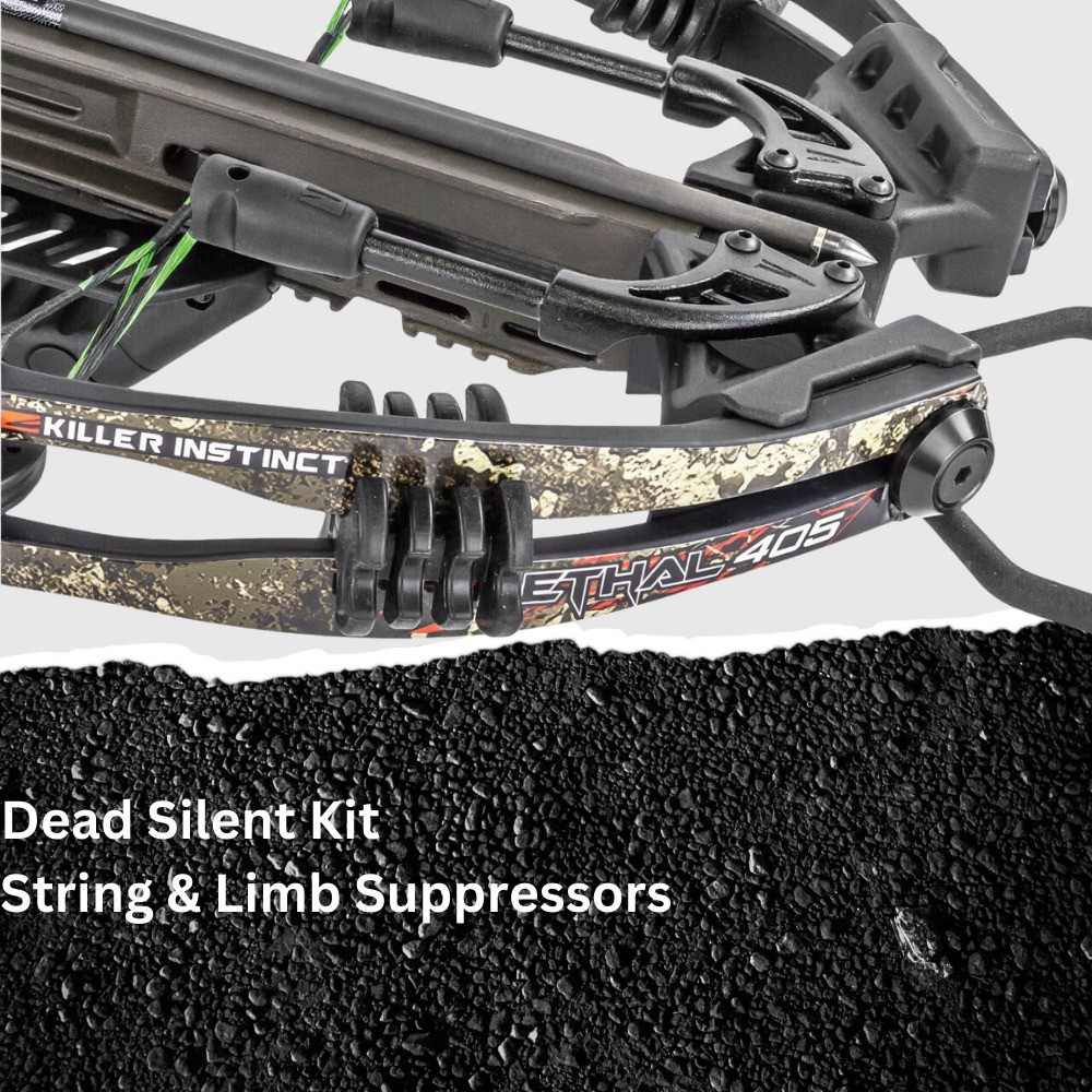 Killer Instinct Lethal 405 FPS Crossbow with Lighted Crossbow and Broadheads