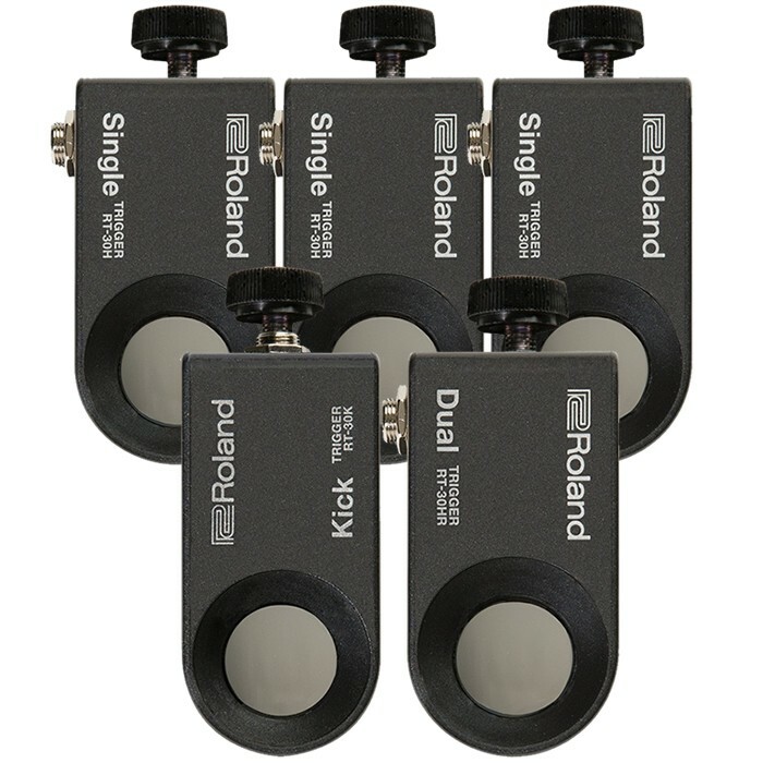 Roland RT-30K with RT-30HR/RT-30H Acoustic Drum Trigger 5-PIECE PAK