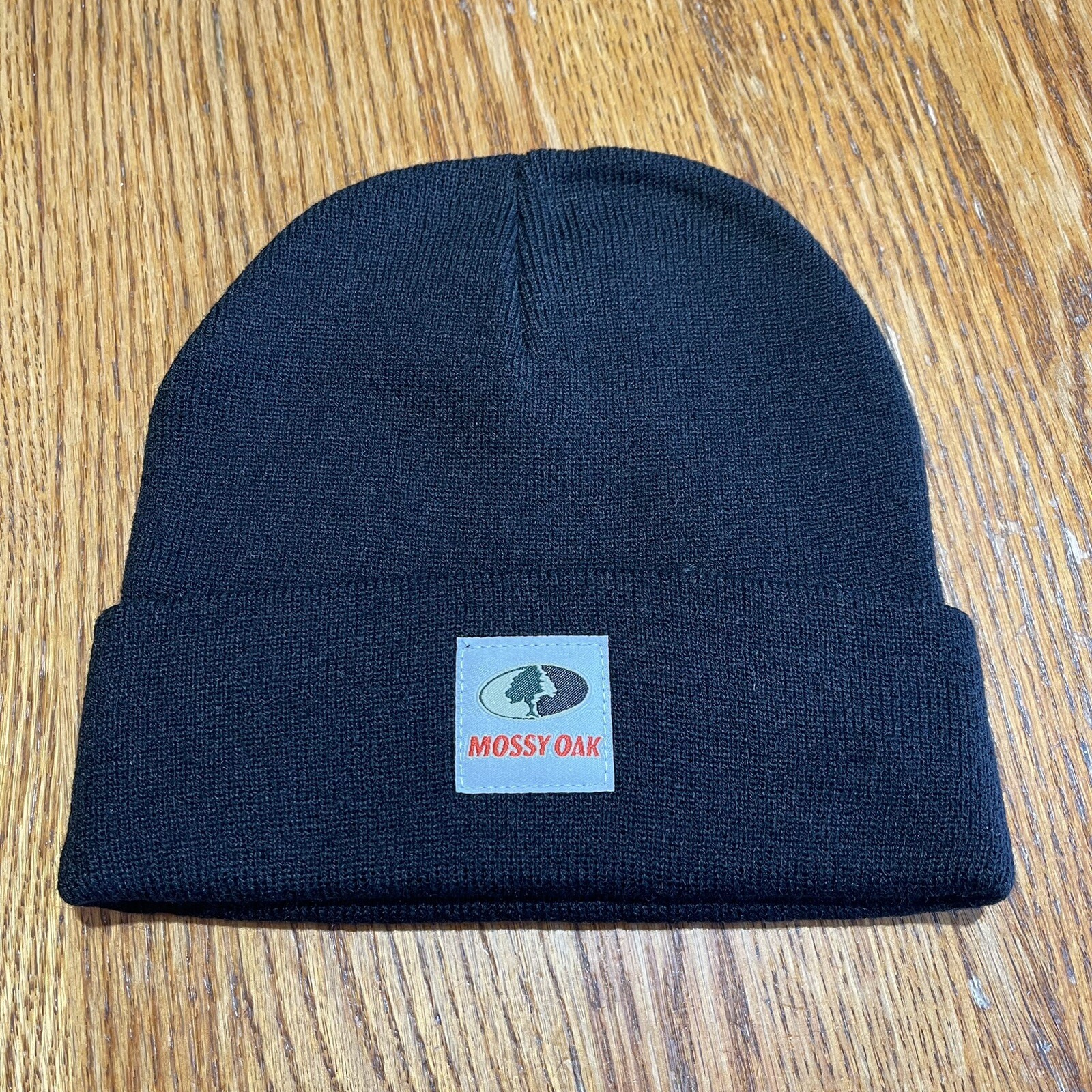 Mossy Oak Insulated Beanie Hat Black Cold Weather Hunting Fishing Outdoor NEW