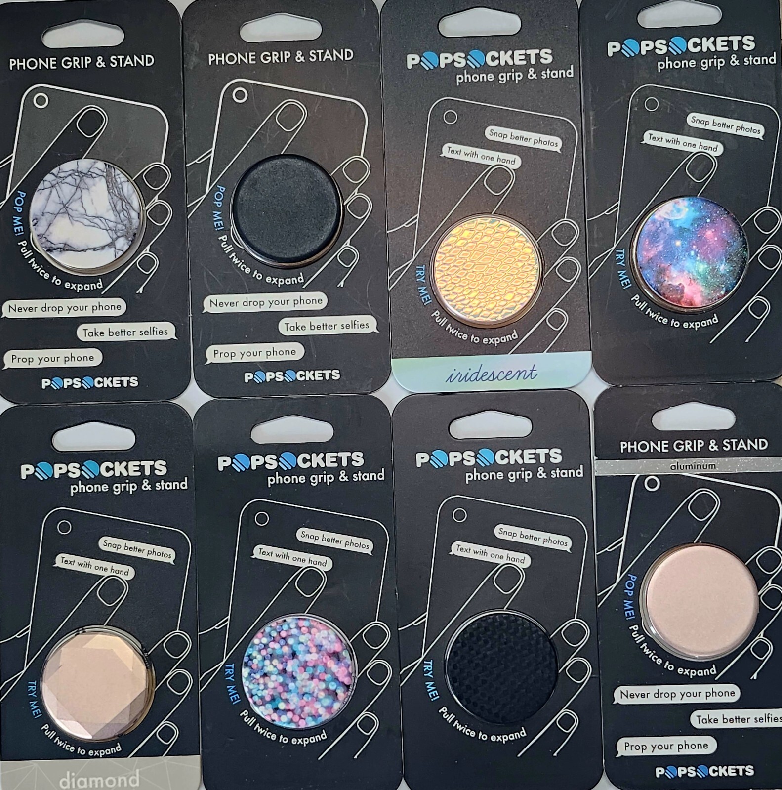 PopSocket Collapsible Single Grip & Stand Universal Phones and Tablet Holder NEW