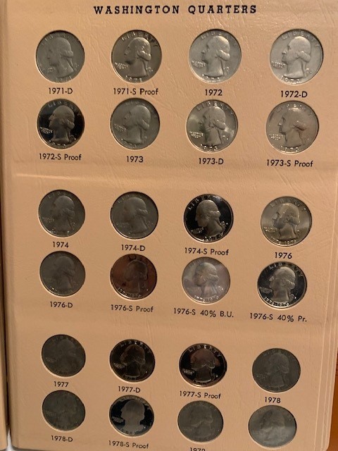 1932-1998 Washington Quarter Complete Set with PROOFS 190 Coins plus Bonus
