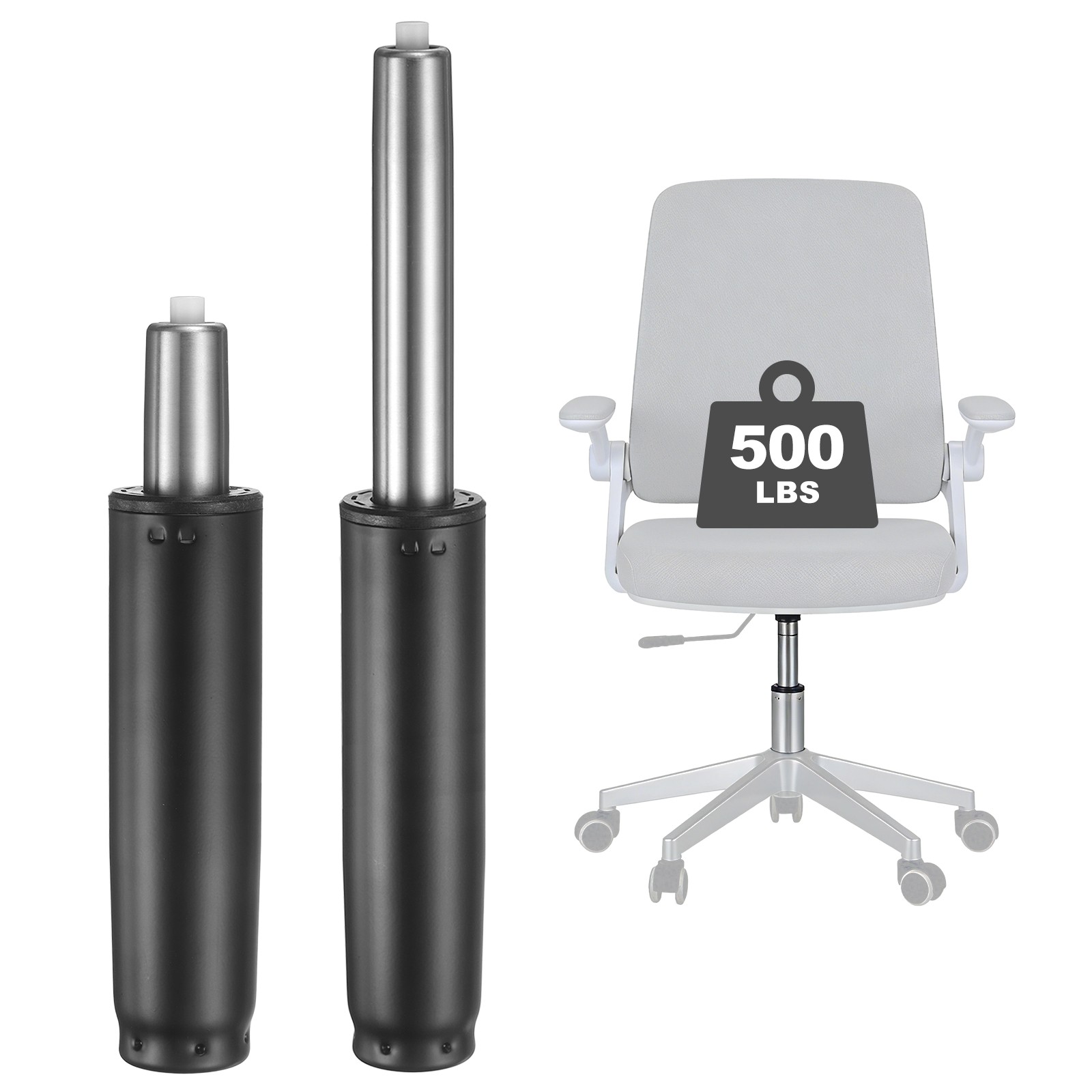 Office Chair Gas Cylinder, 14" Class 4 Gas Cylinder Replacement, Black