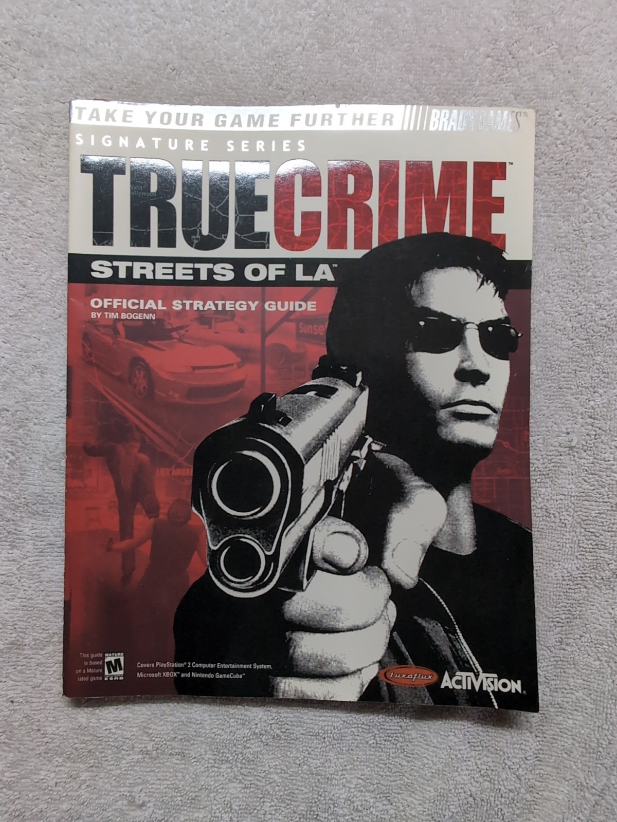 True Crime Streets of LA 2003 Brady Games Strategy Guide Activision POSTER