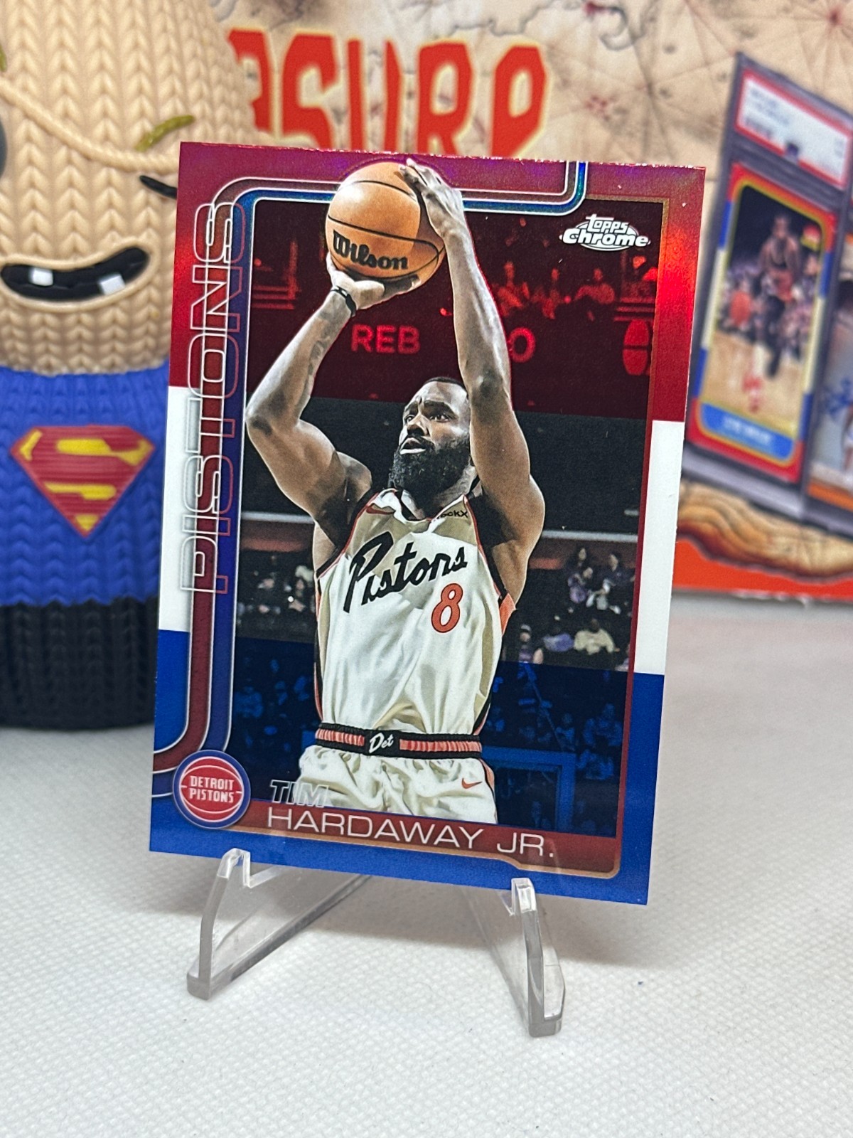2025-26 Topps Chrome Basketball RED WHITE BLUE Variant U Pick - Complete Ur Set