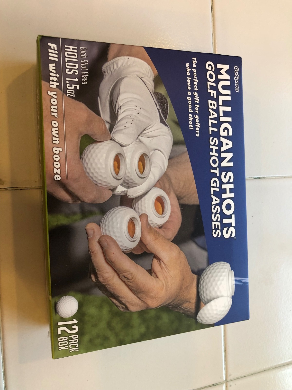 Golf Lover's gift package including balls, desk golf, etc. Unopened
