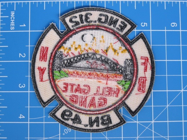 FDNY NYC Fire Department Engine 312 Hells Gate Gang Patch
