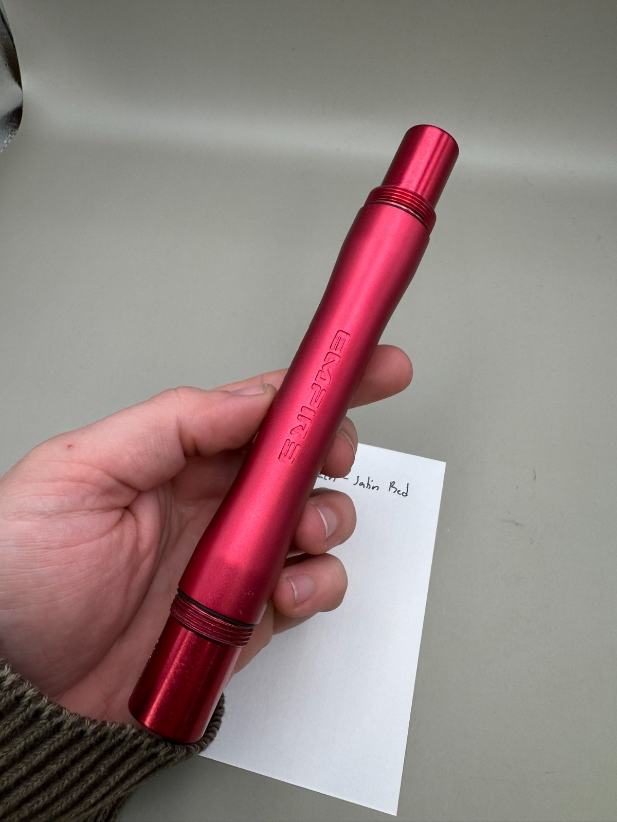 Empire PB Paintball Barrel Back-Satin Red 684 Bore AC Thread