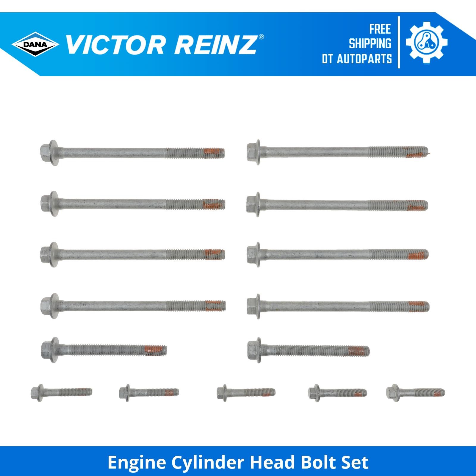 For 2000-2004 Chevrolet Suburban 2500 Engine Cylinder Head Bolt Set Victor Reinz