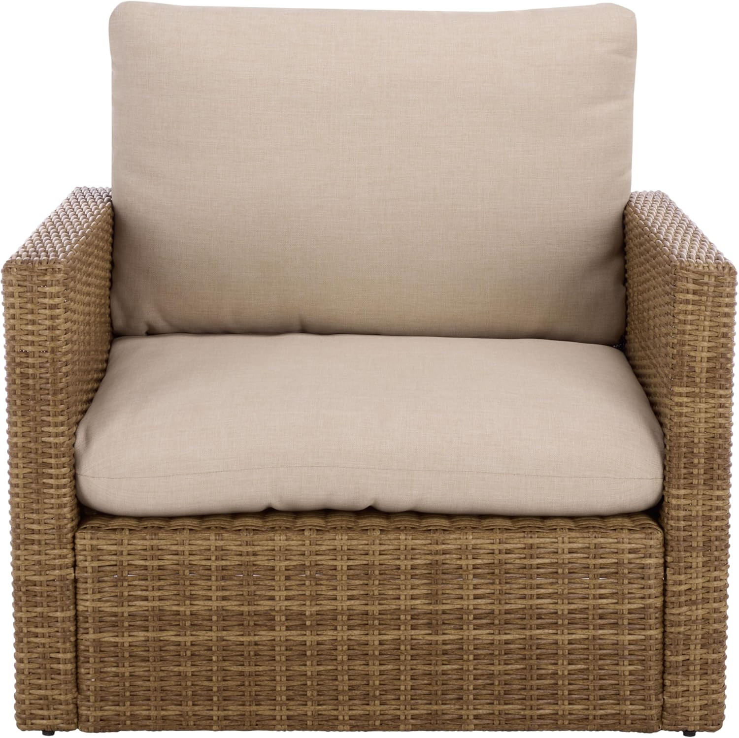 Emma Rattan Armchair - Stylish Modern Outdoor Lounge Furniture