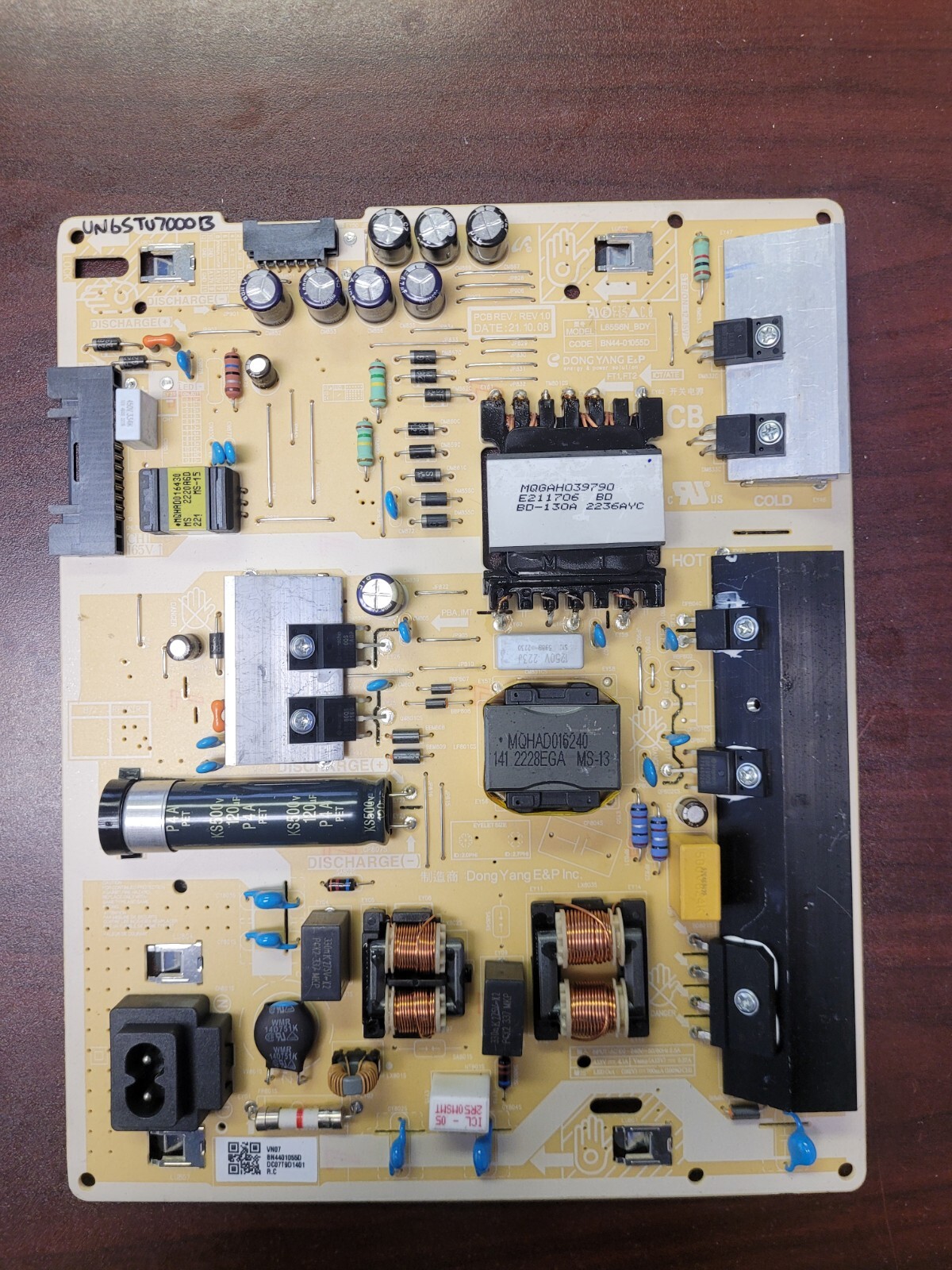Samsung 65" UN65TU7000 Power Supply Board BN44-01055D or BN44-01055A Un65tu7000