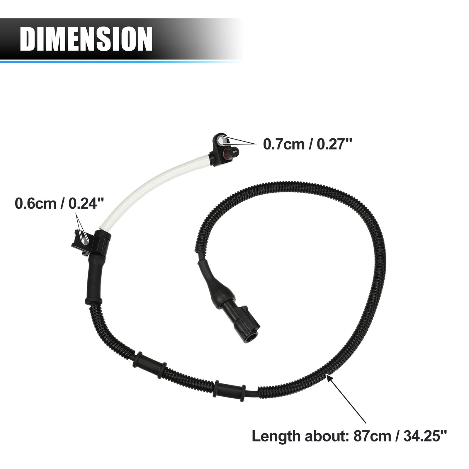 2pcs ABS Wheel Speed Sensor Front Left Right Wheel ABS Brake Sensor for Ford ...