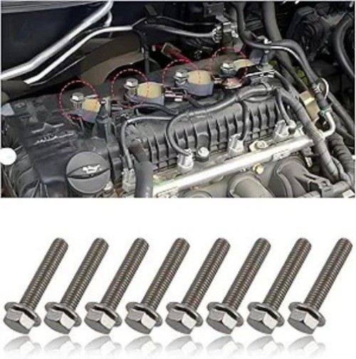 8PCS Ignition Coil Bolt Screws, Stainless Steel Automotive Replace Color: 8PCS