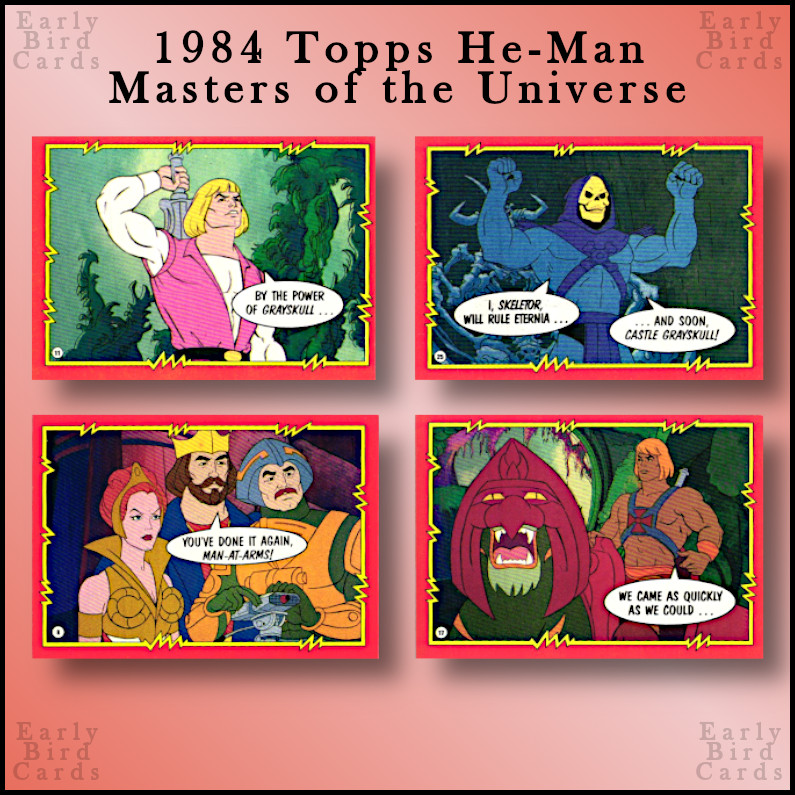 1984 Topps He-Man Masters of the Universe (1-88)  / U Pick Cards / Buy4+ Save20%