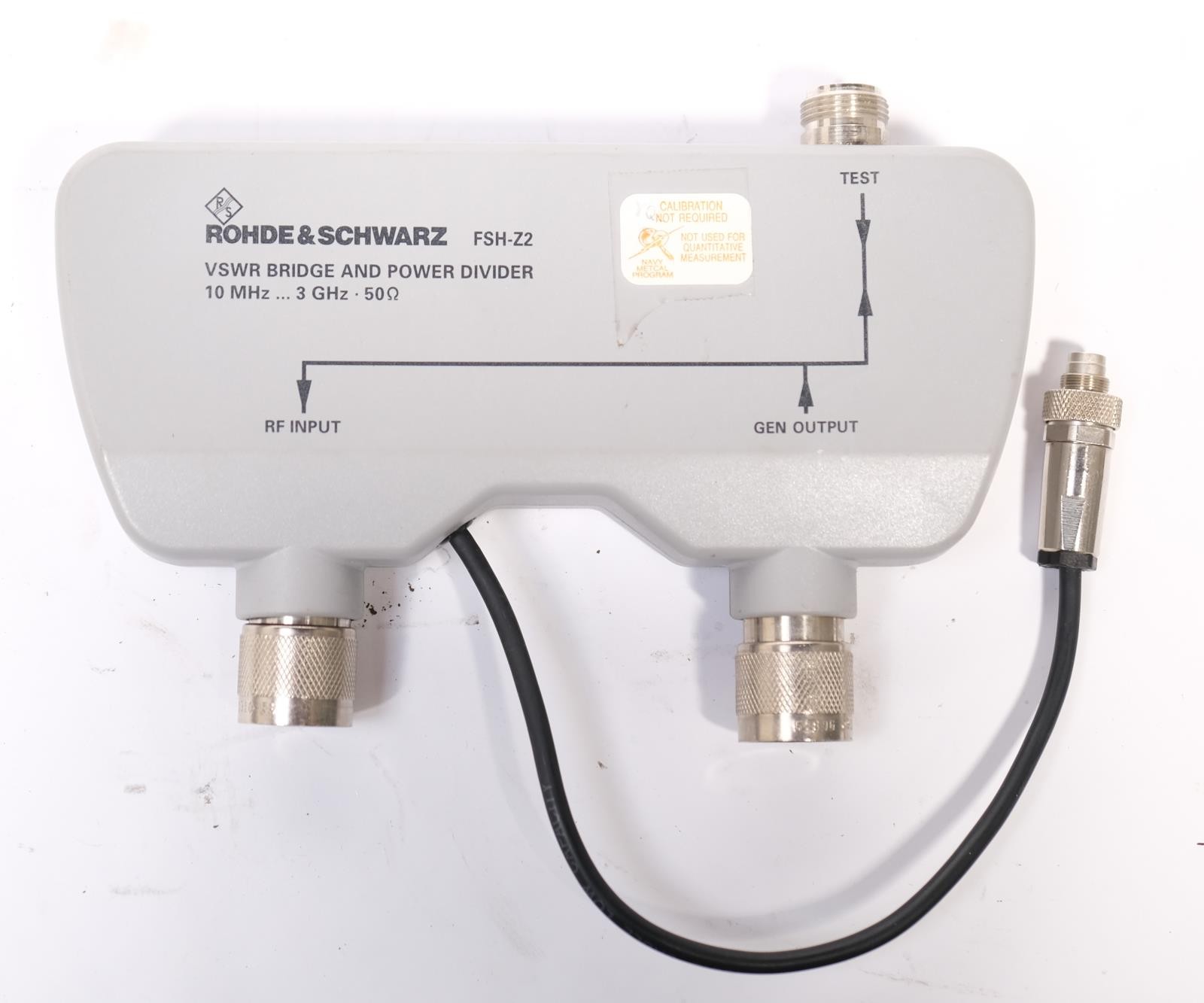 Rohde & Schwarz FSH-Z2 VSWR Bridge & Power Divider 10 MHz to 3 GHz