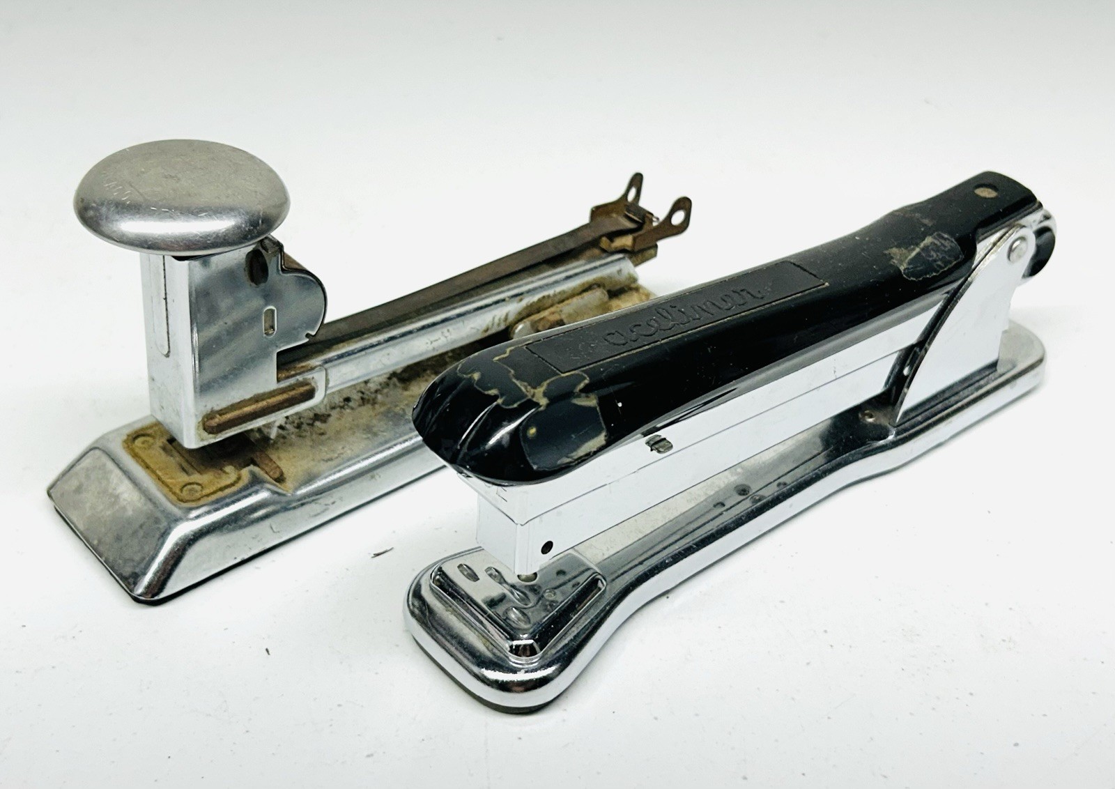 Vintage Lot Desktop Staplers Aceliner  502 Ace Fastener Co. 102