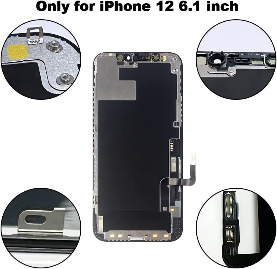 For iPhone 12 / 12 Pro LCD Display Touch Screen Replacement Digitizer Assembly