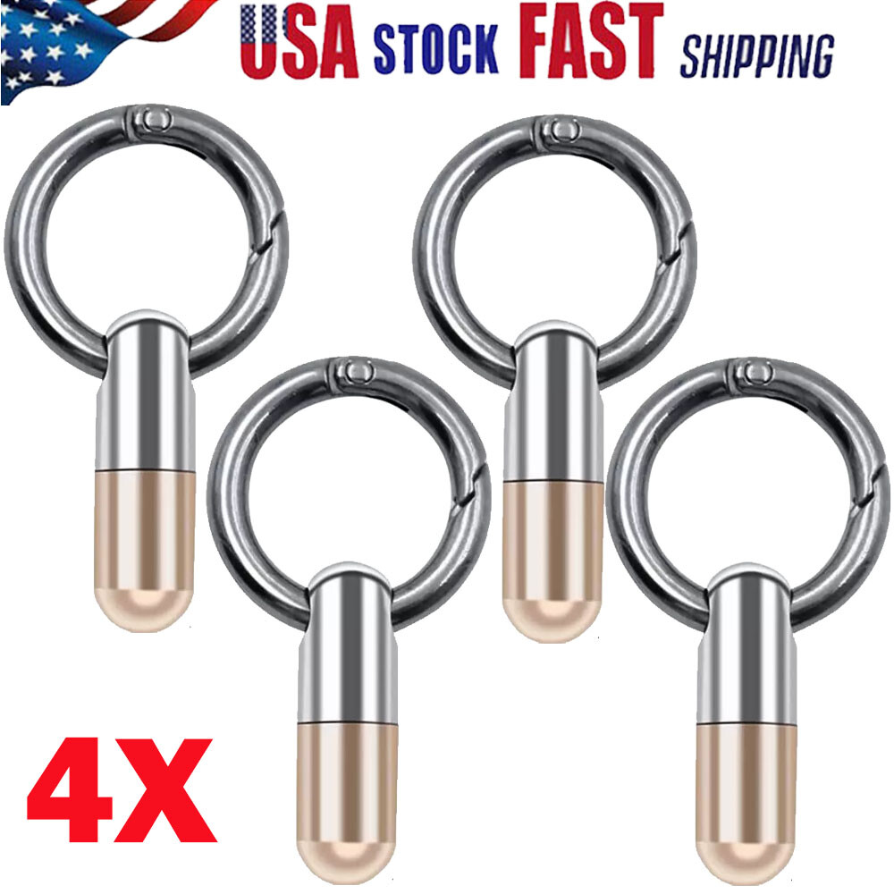 4x Capsule Knife Microblade Key Micro Cutting Tool Mini Pill Keychain Knife USA
