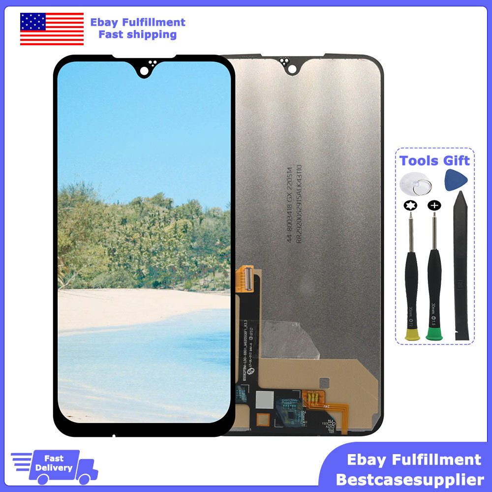 For T-Mobile Revvlry+ XT1965-T 6.24 in Black LCD Display Touch Screen Digitizer