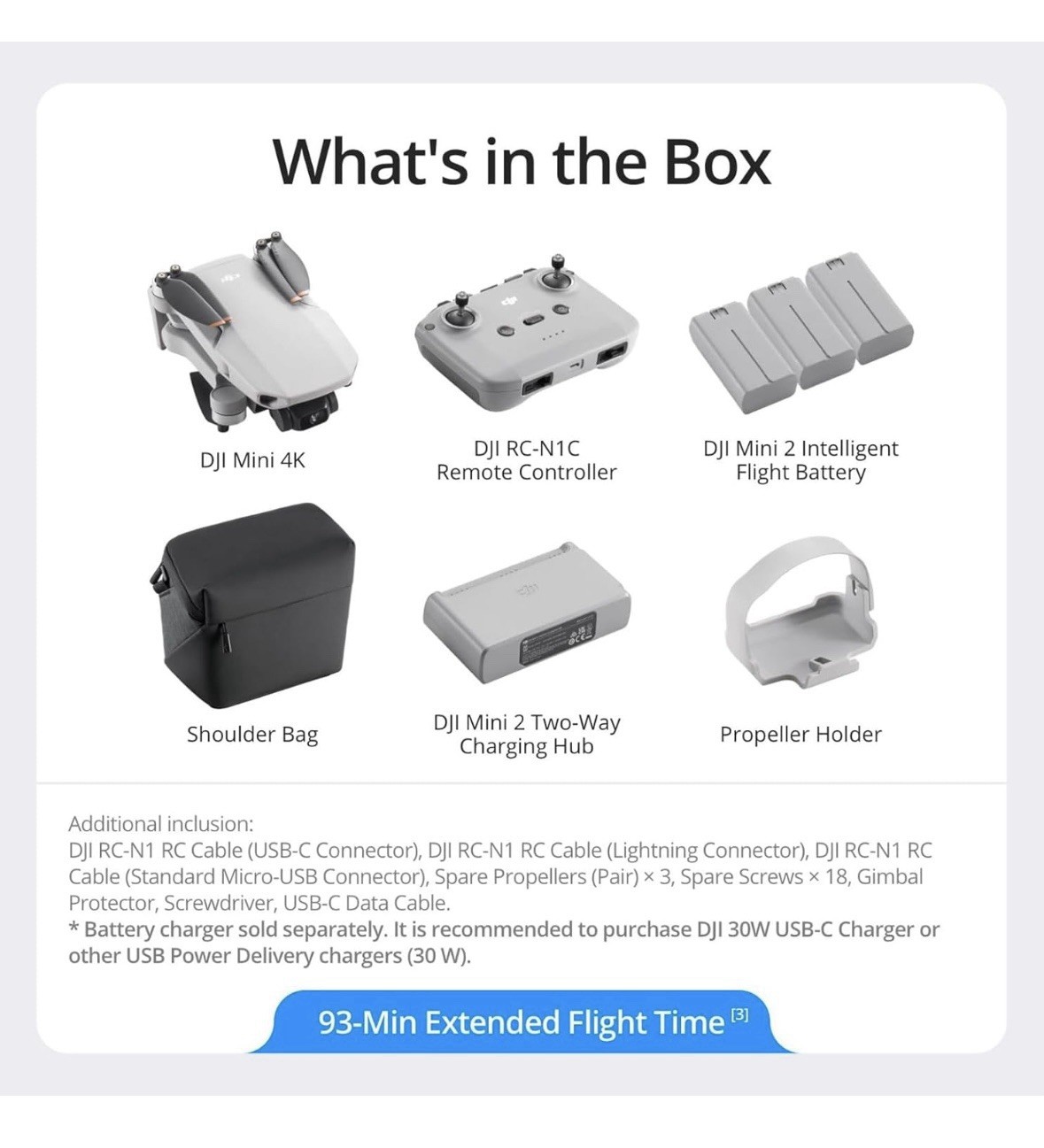 DJI Mini 4K Fly More Camera Drone Combo US