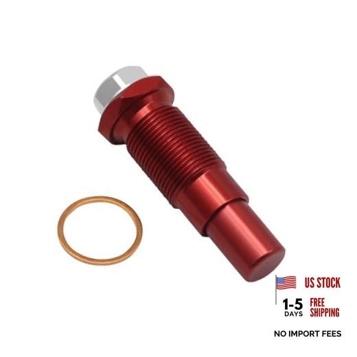 Motorcycle Manual Cam Timing Chain Tensioner Adjuster for Polaris RZR XP 4 Red