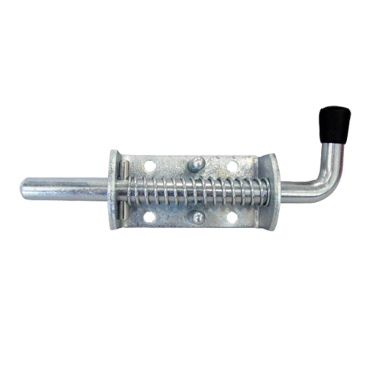 7" Sliding Spring Latch Loaded Barrel Trailer Gate Pin 7/16 Pin Zinc Plated