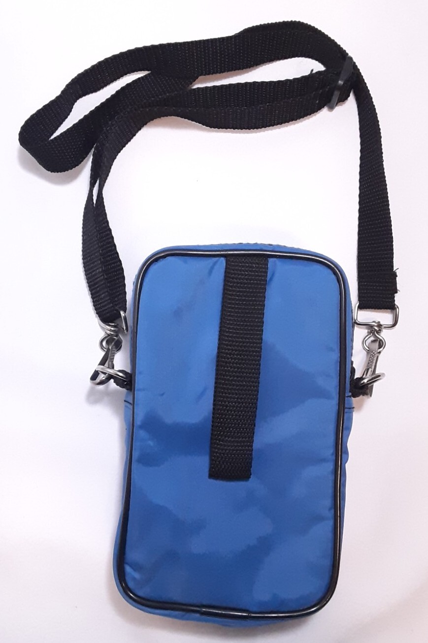 Sun Valley Camera Case W/Pockets, Shoulder Strap Blue (7"×4" in)