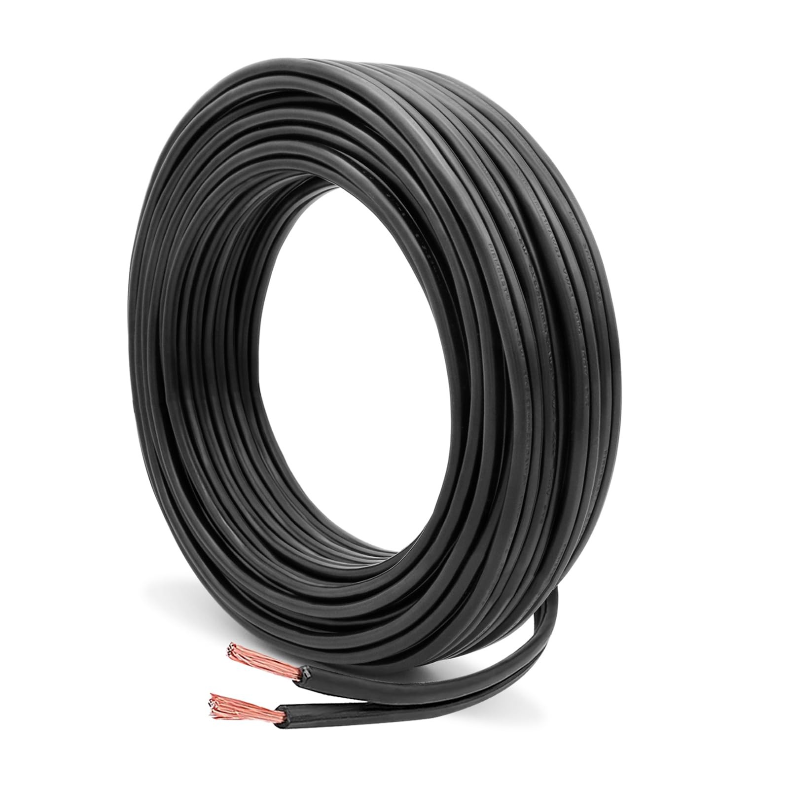 FIRMERST 12/2 Low Voltage Wire Outdoor Landscape Lighting 100 Feet, Black